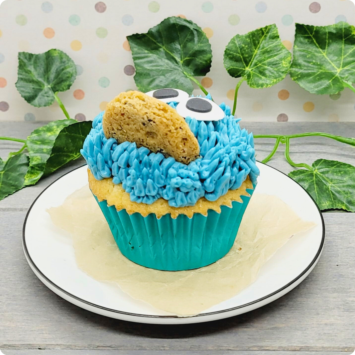 Cookie Monster Cupcake